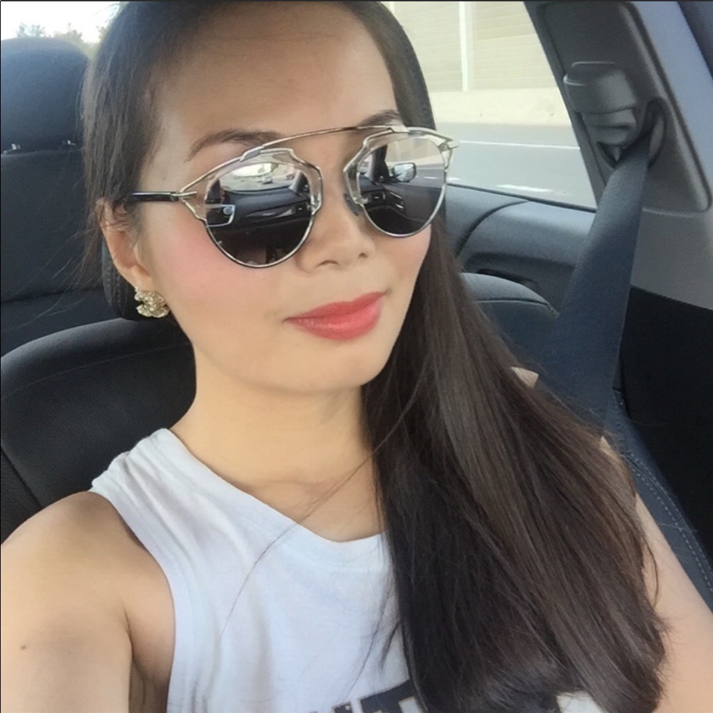 Dior so real mirror lenses sunglasses 48mm - Picture 7 of 8